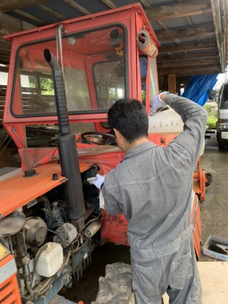 トラクター農機具　点検